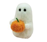 Cute Halloween Decor, Halloween Ghost, Small Halloween Ghost Decor for Tree, Halloween Decorations for Outdoor Use, White Miniature Ghost Figures, Cute Plush Felt Ornaments for the Feie