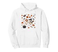 Cute Halloween Ducks Pumpkin Witch Spooky Season Pullover Hoodie