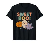 Cute Halloween Fun Ghost Pumpkin Bat Sweet Boo Kids Children T-Shirt