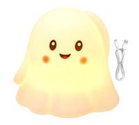 Cute Halloween Ghost Rechargeable Colorful Lamp Portable Decor for Party