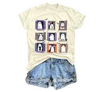 Cute Halloween Ghost Windows Shirt Funny Ghosts in Windows Spooky Season Halloween Shirt Unisex
