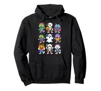 Cute Halloween Kids Cartoon Ghost Zombie Vampire Skeleton Pullover Hoodie
