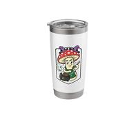 Cute Halloween Mushroom Witch Hat Cauldron Magic Stainless Steel Insulated Tumbler