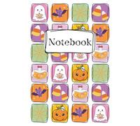Cute Halloween Notebook: Spooky Kawaii Notebook with Ghosts, Pumpkins, Bats, and Candy Corn: Pastel Halloween Writing Notebook | Fun Spooky Season ... | Cute Aesthetic Composition Book (6x9)