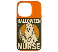 Cute Halloween Nurse Ghost with Syringe and Stethoscope 2025 Case for iPhone 14 Pro