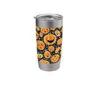 Cute Halloween Pumpkin Pattern Stainless Steel Insulated Tumbler