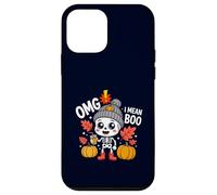 Cute Halloween Skeleton for Women Girls OMG I Mean Boo Case for iPhone 12 mini