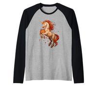Cute Halloween Unicorn Candy Corn Kids Girls Women Raglan Baseball Tee