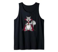 Cute Halloween Vampire Squirrel Cartoon Monster Tank Top