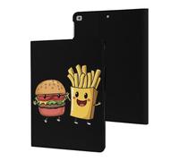 Cute Hamburger French Fries Tablet Case Compatible with ipad 2017/2018/Air1/Air2 (9.7in) Protective Case Cover Tablet Stand Cover