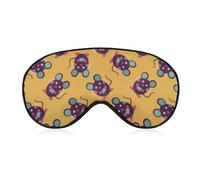 Cute Hamster Animal Pattern Eye Sleep Mask,Super Soft Eye Masks with Adjustable Strap,Ultimate Sleeping Aid,Blindfold,Relax & Relieve Your Fatigue,Puffy Eyes