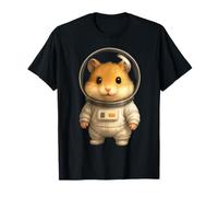 Cute Hamster Astronaut Space Suit Kawaii Cosmic Artwork T-Shirt
