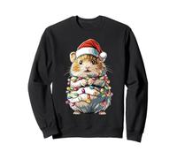 Cute Hamster Hammy Christmas Hat Xmas Sweatshirt