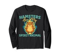 Cute Hamster Hamsters Are My Spirit Animal Long Sleeve T-Shirt