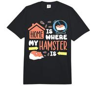 Cute Hamster Home is Where My Hamster is Comfort Colors Adult Heavyweight T-Shirt
