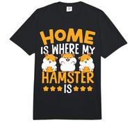 Cute Hamster Home is Where My Hamster is Comfort Colors Adult Heavyweight T-Shirt