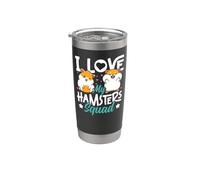 Cute Hamster I Love My Hamsters Squad Stainless Steel Insulated Tumbler