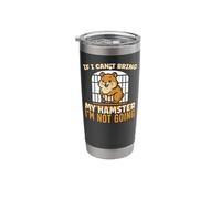 Cute Hamster If I Can't Bring My Hamster I'm Not Going Stainless Steel Insulated Tumbler
