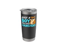Cute Hamster Just A Boy Who Loves Hamsters Stainless Steel Insulated Tumbler