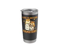 Cute Hamster Life is Better with Hamsters Stainless Steel Insulated Tumbler