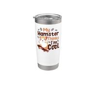 Cute Hamster My Hamster Thinks I'm Cool Stainless Steel Insulated Tumbler