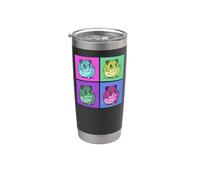 Cute Hamster Retro Vintage Hamster Pop Art Stainless Steel Insulated Tumbler