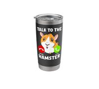 Cute Hamster Talk to The Hamster Stainless Steel Insulated Tumbler