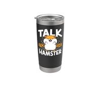 Cute Hamster Talk to The Hamster Stainless Steel Insulated Tumbler