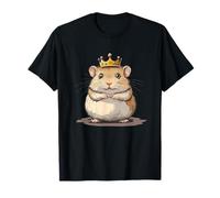 Cute Hamster with Crown for Pet and Kingdom Lovers T-Shirt