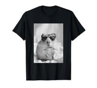 Cute Hamster with Sunglasses Cool Rodent Animal Photo Booth T-Shirt