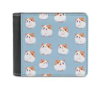 Cute Hamsters Men's Wallet Bifold RFID Blocking Wallet Slim Billfold Pocket with Card Holders for Women