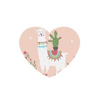 Cute Hand Drawn Llama Printing 10 Pcs Car Air Freshener Hanging Sheets Scented Hanging Sheets With Rope For Home