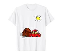 Cute Hand Drawn RV Park Family Cartoon by Lobeboy T-Shirt