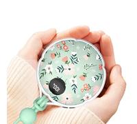 Cute Hand Warmer, 4000mAh Cute Flower Print Hand Warmer | Adjustable Pocket Devices, Reusable Electric Hand Warmers for Golf Indoor or Outdoor