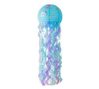 Cute Hanging Mermaid Wishes Lantern Jellyfish Paper Lanterns Baby Shower Birthday Party Decoration Under The Sea Party Supplies-Blue,Czech Republic