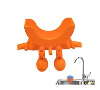 Cute Hanging Sponge Holder with Drainage, Funny Peeing for Scrub Holder with Arms & Legs, 3D Printed Counter Sponge Stand for Kitchen Sink, Keeps Your Sponges Dry & Smiling 15x8.5x6 cm
