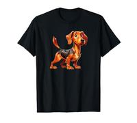 Cute Happy Dachshund Dog Graphic to Fall in Love with Value Graphic T-Shirt