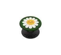 Cute Happy Daisy Flower Face PopSockets Adhesive PopGrip