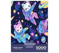 Cute Happy Kittens Jigsaw Puzzles Puzzles for Adults Kids. 1000 Piece Great Gifts Challenge Toy Educational Games Home Decoration for Adults& Kids Age 14 Years Up 70x50cm/1000pcs