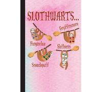 Cute Harry Slothwarts Sloth Notebook: Vintage Lazy Sloth Lined Ruled Notebook. Cute Lined Journal for Students, Kids and Teens for Writing & Notes