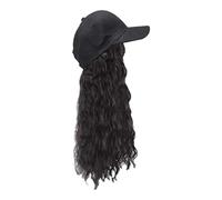 Cute Hat Wigs Caps - Portable Bucket Hat Wig | Adjustable Baseballs Fake Wigs | Long Braids Cap Wig Hat | Braiding Hair Extensions | Synthetic Wig | Rubber Bands For Women Brown Light Brown