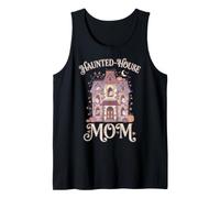 Cute Haunted House Spooky Mom Halloween Ghosts Pumpkins Tank Top
