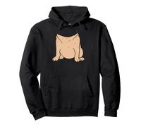 Cute Headless Dog Vector Costume Graphic Art Pullover Hoodie