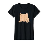 Cute Headless Dog Vector Costume Graphic Art Value Graphic T-Shirt, Women, Black, M