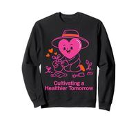 Cute Heart Gardening Design - Cultivate a Healthier Tomorrow Sweatshirt