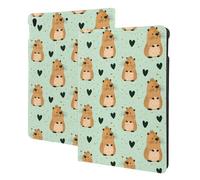 Cute Heart Guinea Pig Print Compatible with ipad air 3rd Generation Case Cover, Tablet Cases Compatible with ipad Pro Case 10.5 Inch, Auto Wake/Sleep, Folio Stand