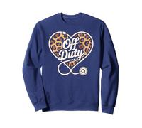 Cute Heart OFF DUTY Nurse Camp Wellness Crew Appreciation Sweatshirt