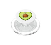 Cute Heart Shaped Avocado Kawaii Fruit Design PopSockets PopGrip for MagSafe