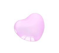Cute Heart-Shaped Expanding Grip - 3D White Crystal Collapsible Phone Mount Holder Stand for Girls Women, Lovely Phone Charm and Accessories, Finger Snap Grip Holder for mobile (LIGHT PURPLE)