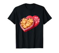 Cute Heart Shaped Nuggets in Valentine Day Box Sweet Love T-Shirt